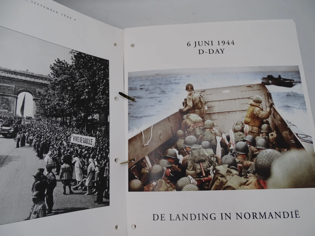 Postzegel map : De geschiedenis van de tweede wereldoorlog - foto 7