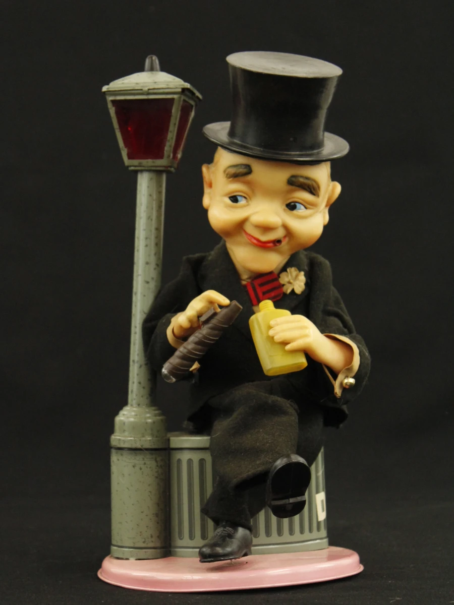 Set van 3 Vintage blikken figuren: Bartender, McGregor & Charlie (Rosko/Nomura) - foto 3