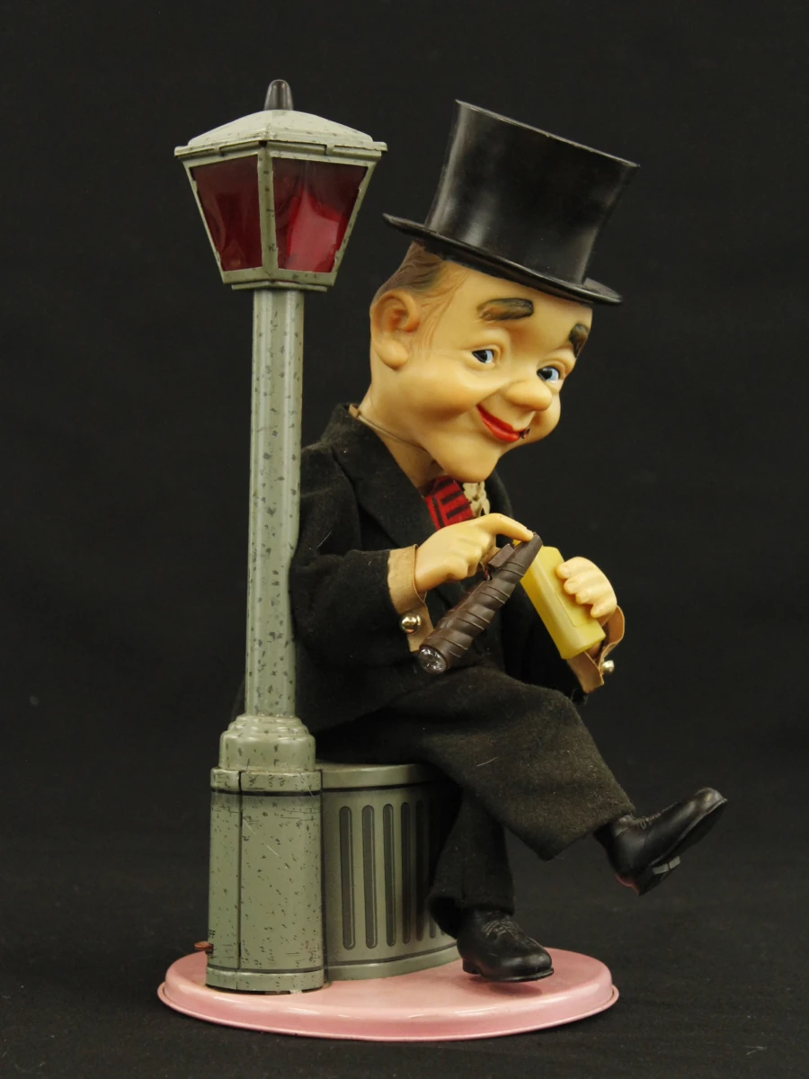 Set van 3 Vintage blikken figuren: Bartender, McGregor & Charlie (Rosko/Nomura) - foto 4