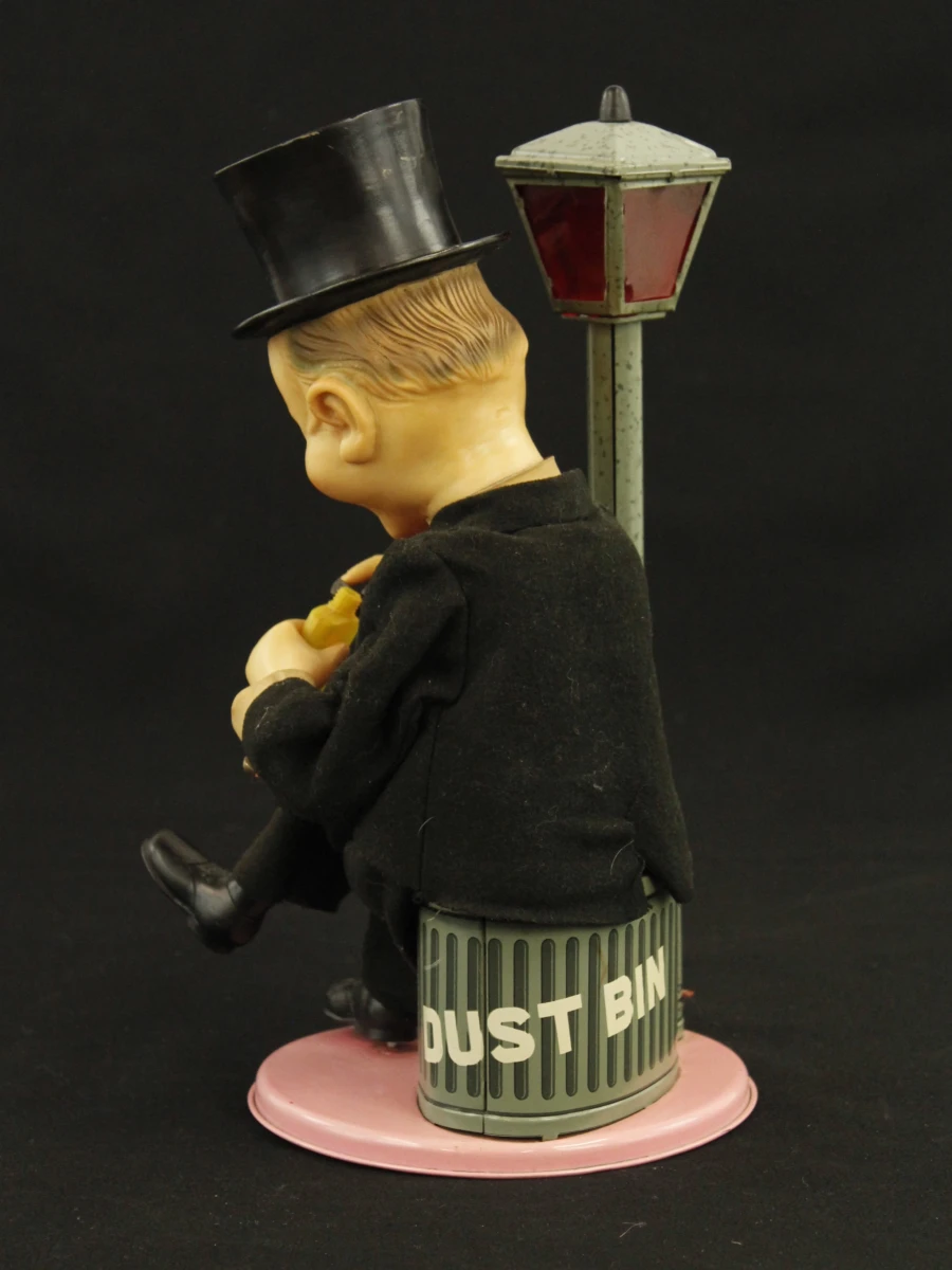 Set van 3 Vintage blikken figuren: Bartender, McGregor & Charlie (Rosko/Nomura) - foto 5