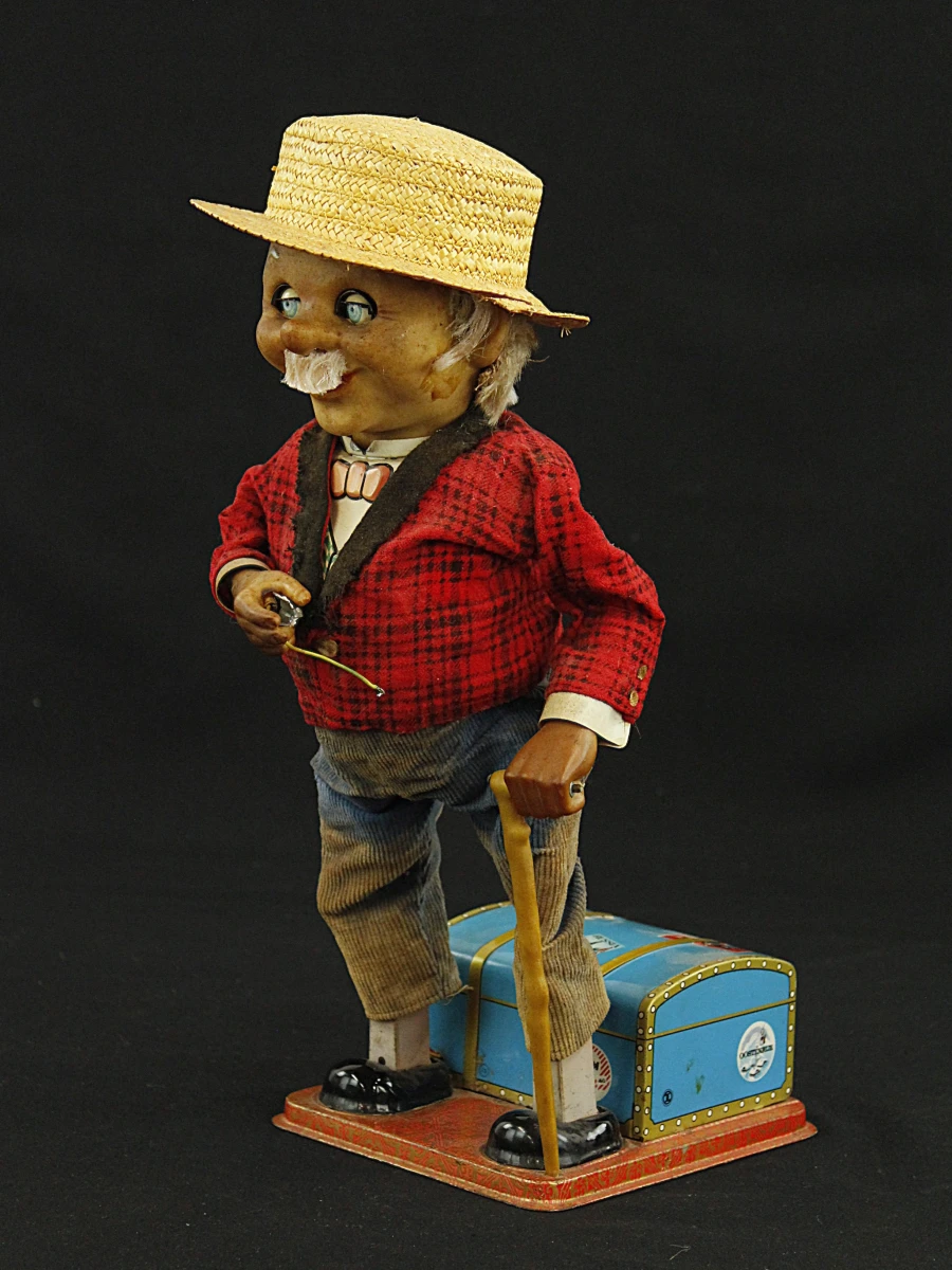 Set van 3 Vintage blikken figuren: Bartender, McGregor & Charlie (Rosko/Nomura) - foto 10