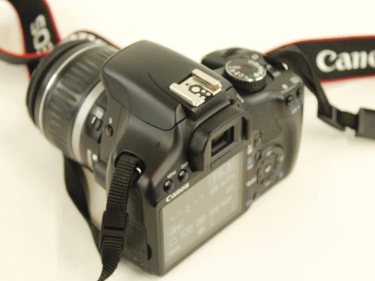 Canon EOS 450D digitale spiegelreflexcamera met lens , batterij oplader en kipling camera tas - foto 8