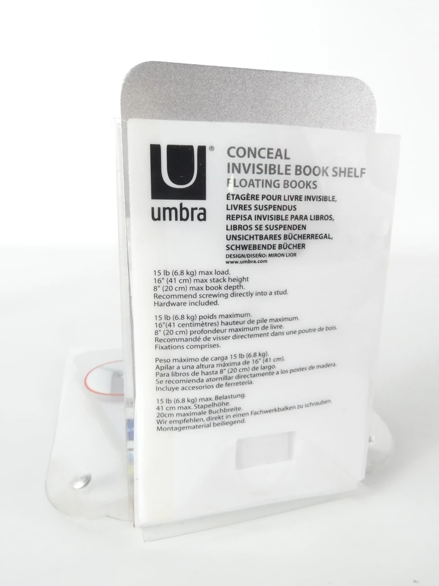 Set van 4 Umbra Conceal onzichtbare boekenplanken - foto 3