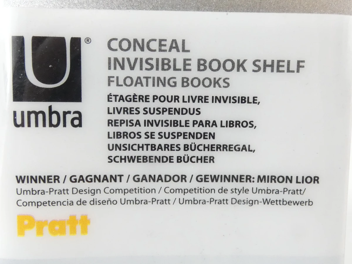 Set van 4 Umbra Conceal onzichtbare boekenplanken - foto 4