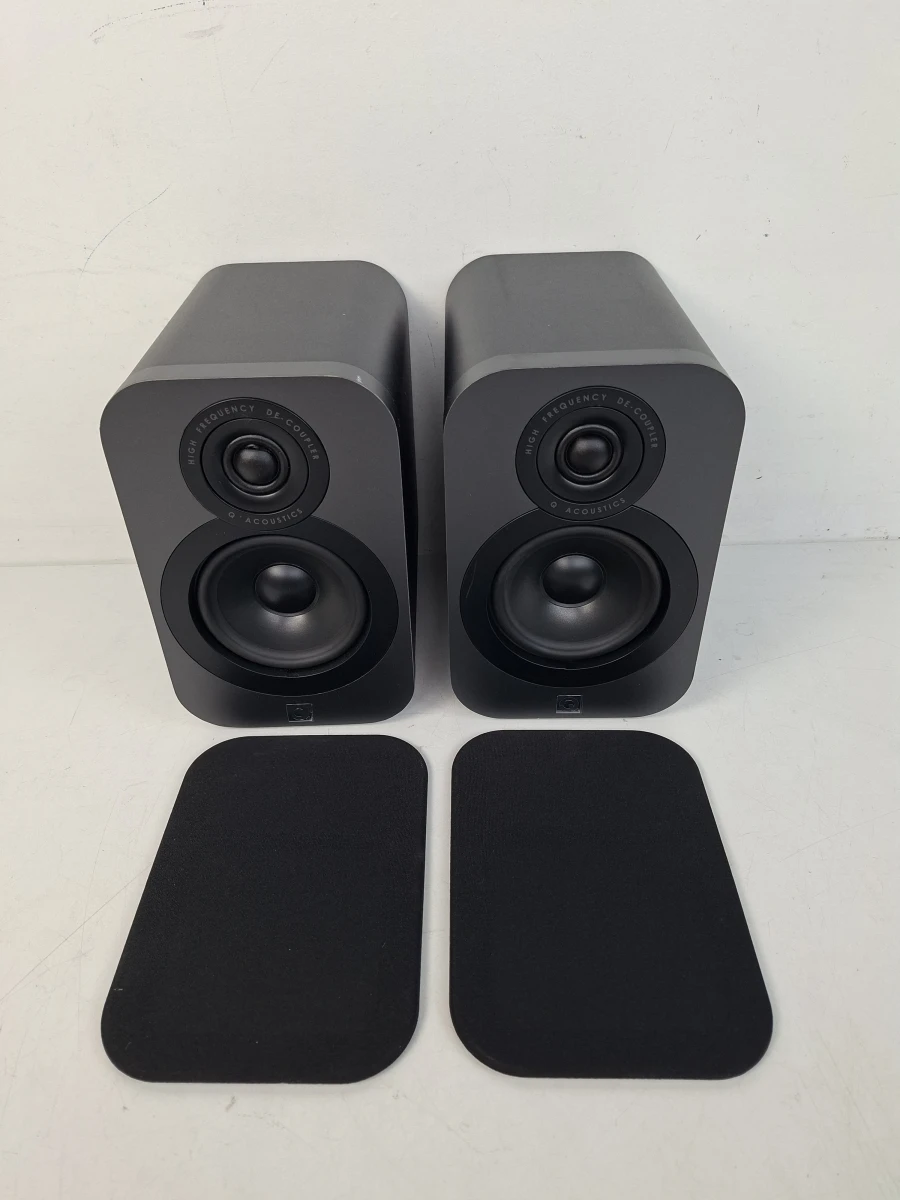 Schitterende Q Acoustics 3010i Compacte Boekenplank Luidsprekers (Paar) – Carbon Black - foto 5
