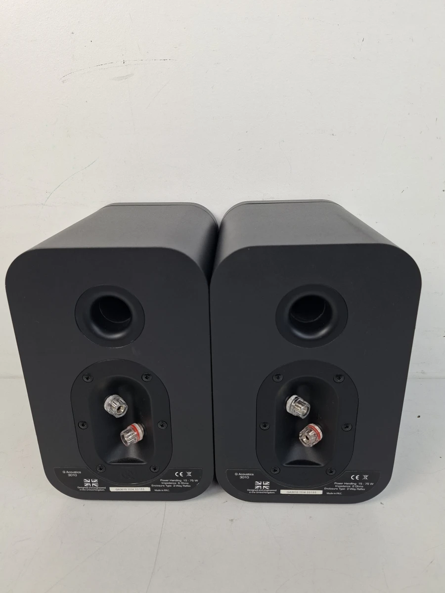 Schitterende Q Acoustics 3010i Compacte Boekenplank Luidsprekers (Paar) – Carbon Black - foto 3