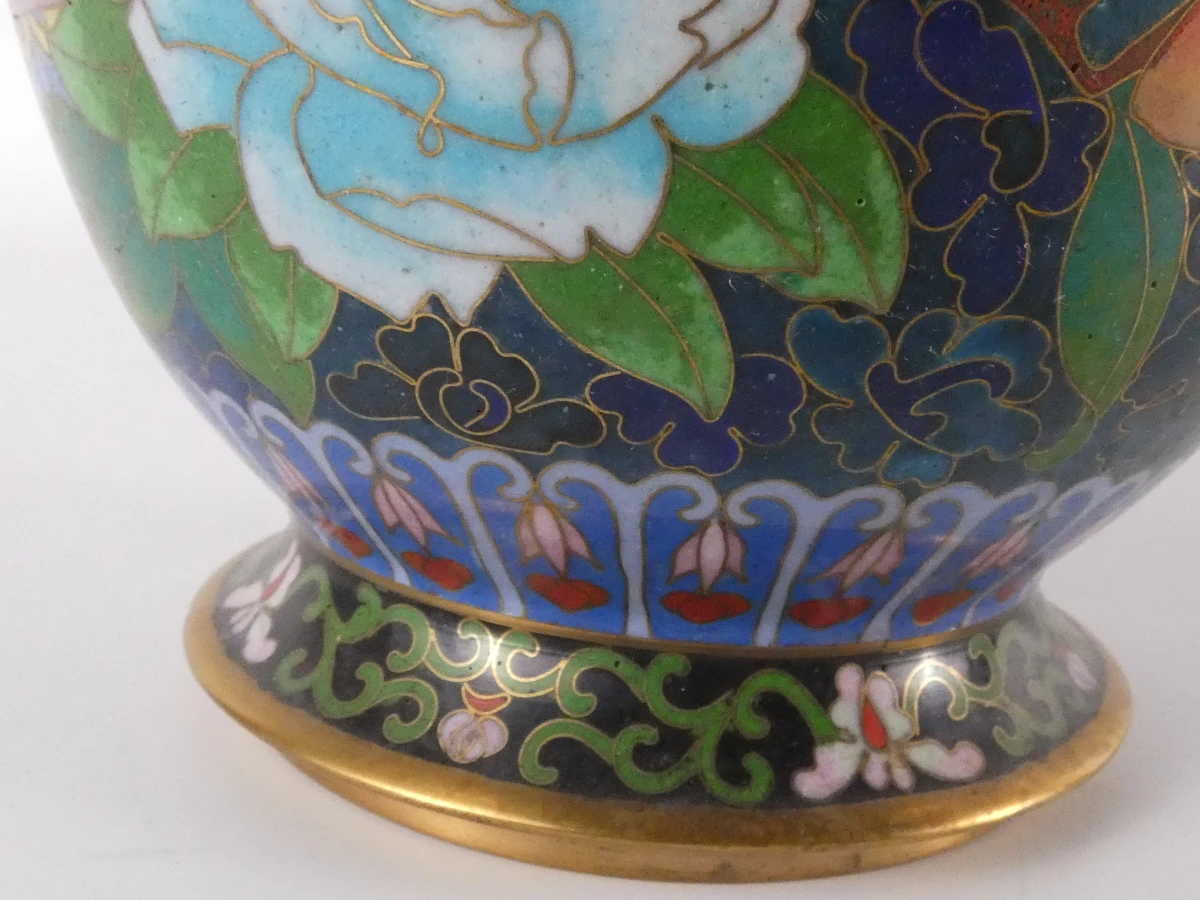 Vintage Chinese cloisonnévaas - foto 6