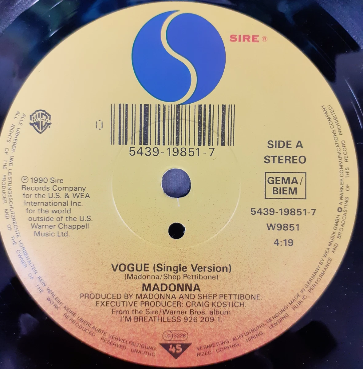 Vinyl: Set van 6 Madonna singles (45 rpm) - foto 10