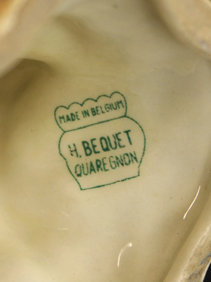 Keramische vis beeldje van H. Bequet Quaregnon - foto 8