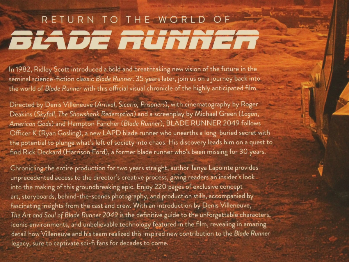The Art and soul of Blade Runner 2049 Forword By Denis Villeneuve Written By Tanya Lapointe -Alcon Entertainmet - foto 10