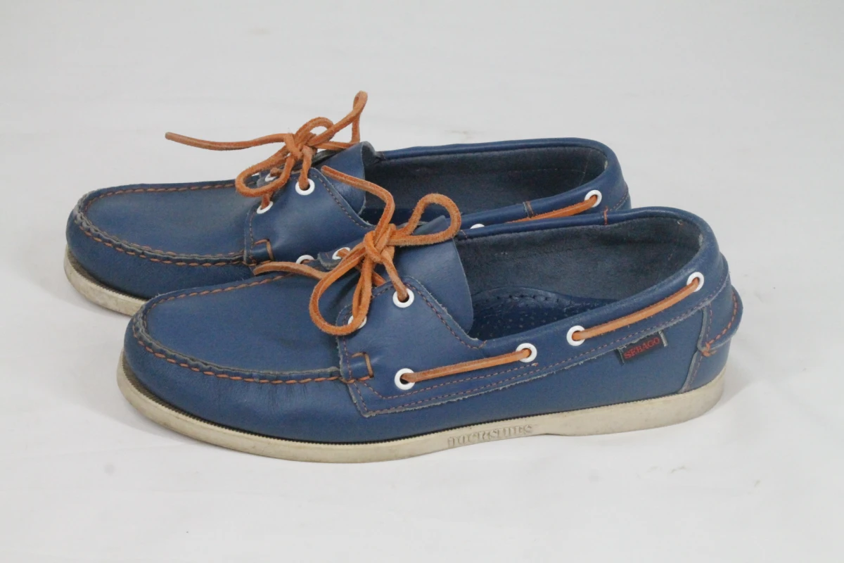 Klassieke blauwe bootschoenen - Sebago Docksides - Maat 44 - foto 3