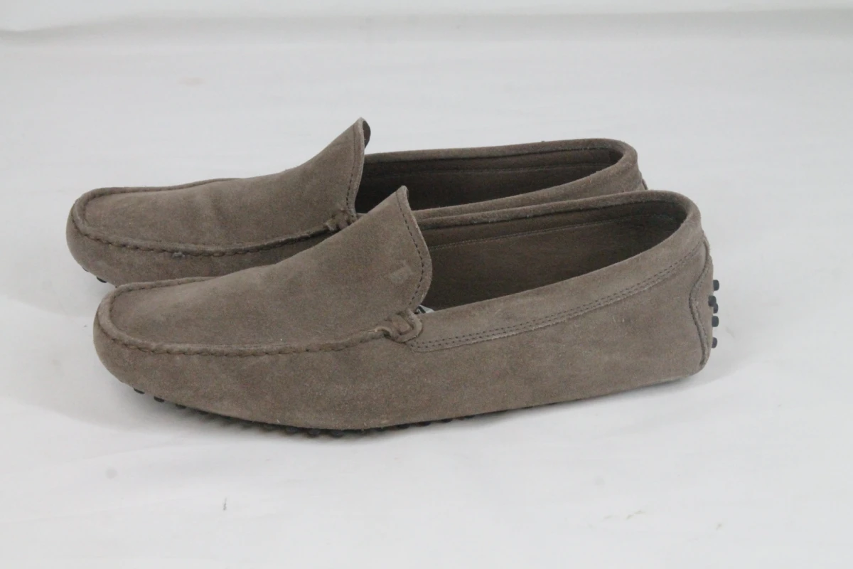 Taupe suède driving loafers - TOD'S - Maat 43 - foto 3