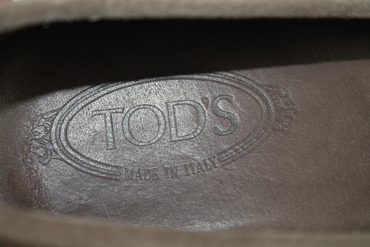 Taupe suède driving loafers - TOD'S - Maat 43 - foto 6