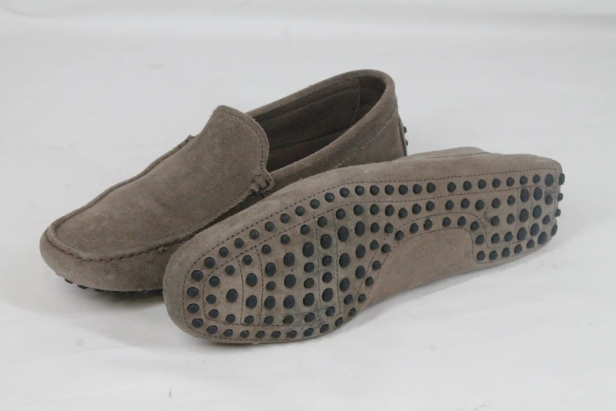 Taupe suède driving loafers - TOD'S - Maat 43 - foto 2