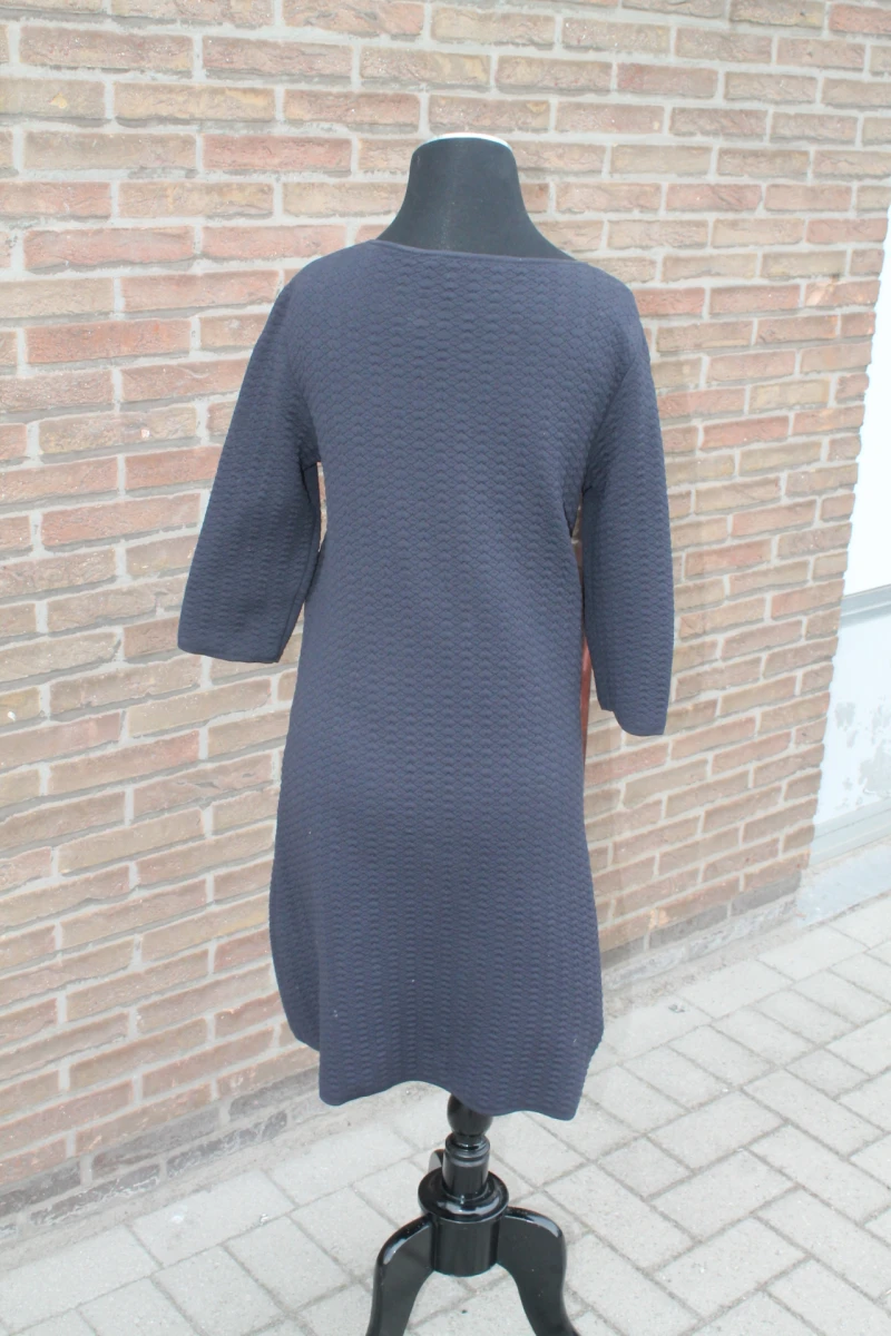 Donkerblauwe etuijurk - Natan - foto 3