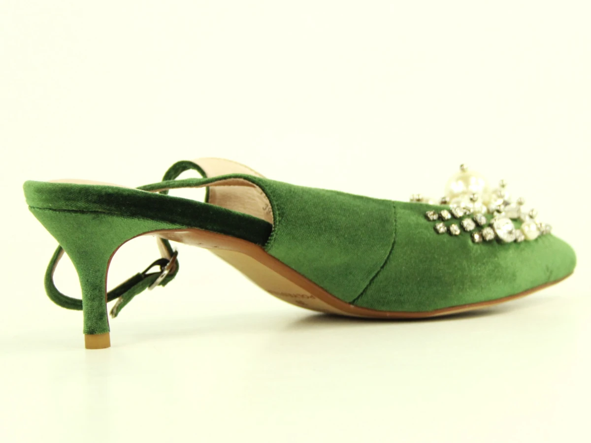 Essentiel Antwerp fluwelen pumps met parels & strass - EU 39 - foto 8