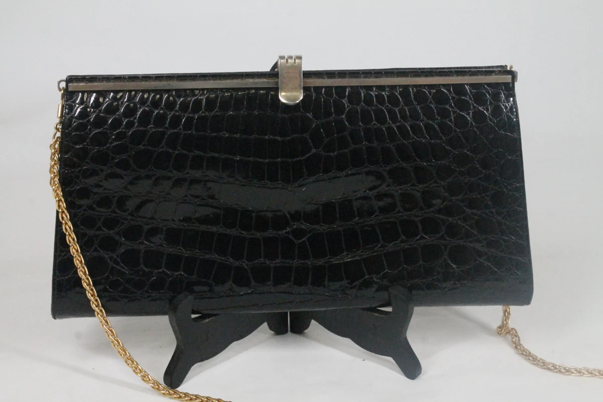 Elegante zwarte clutch - Cocco Bidente - foto 3
