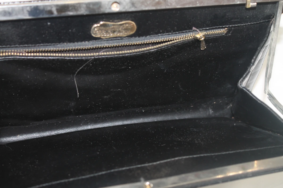 Elegante zwarte clutch - Cocco Bidente - foto 8