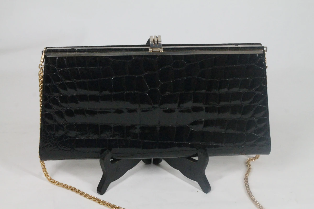 Elegante zwarte clutch - Cocco Bidente - foto 2