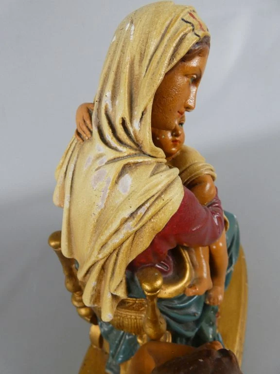 Beeld van moeder met kinderen, decoratief - foto 3