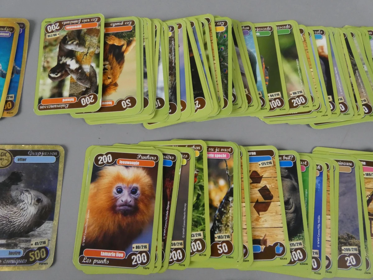 W.W.F. dieren verzamelkaarten - foto 2