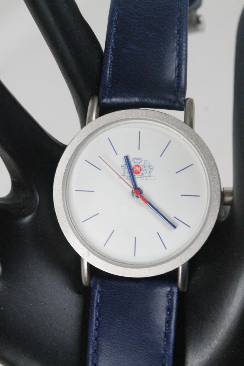 Vintage Mondaine horloge - Philip Morris - foto 3