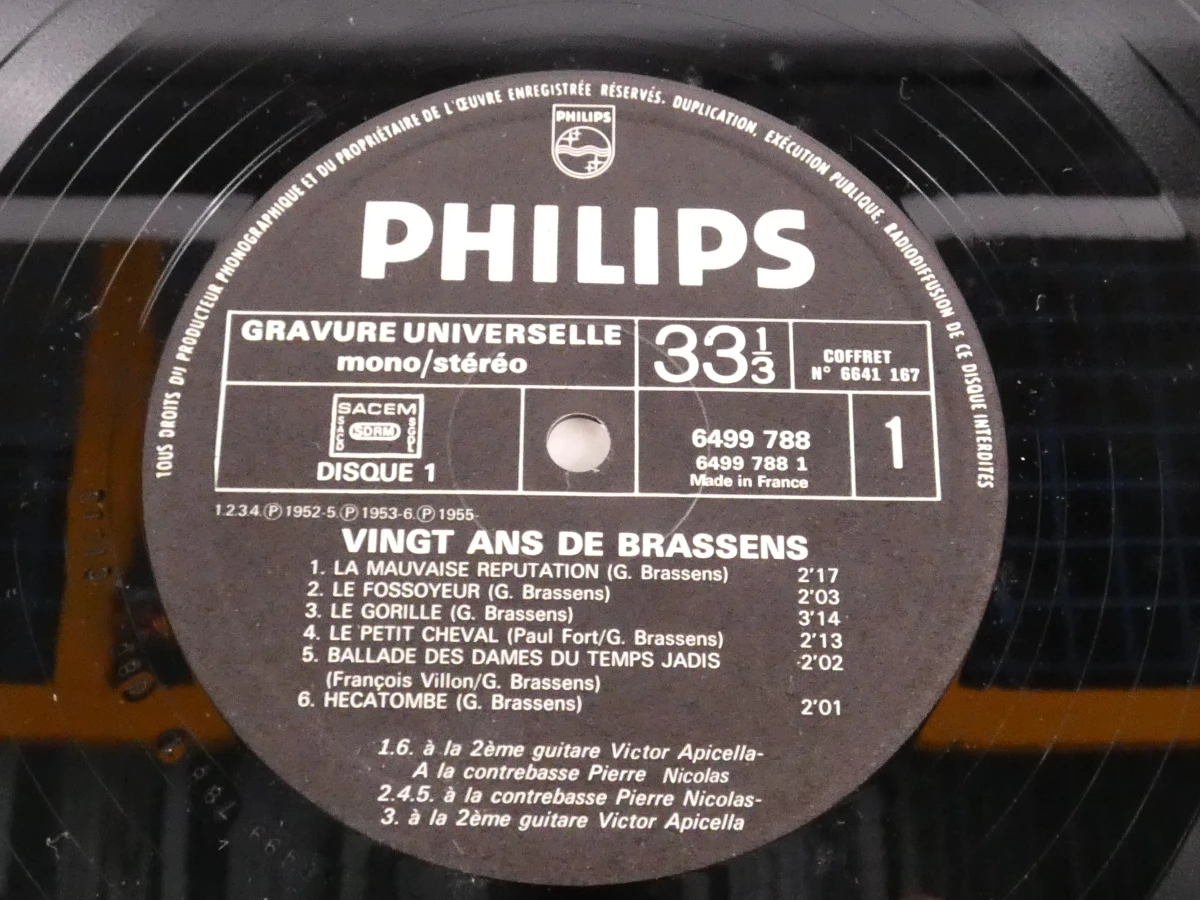 Vingt ans de Brassens - Poèmes & Chansons, LP boxset - foto 19