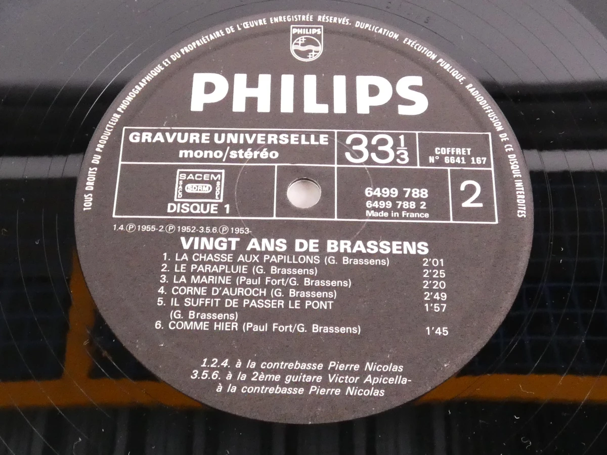 Vingt ans de Brassens - Poèmes & Chansons, LP boxset - foto 20