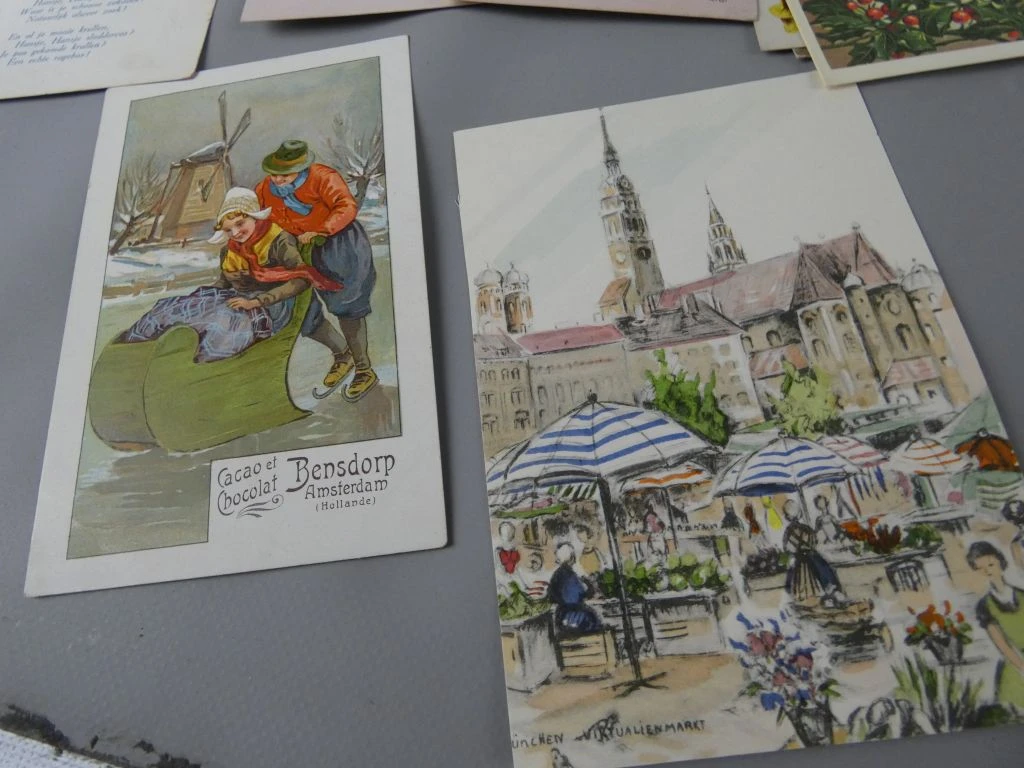 Verzameling diverse ansichtkaarten en prentbriefkaarten - foto 12