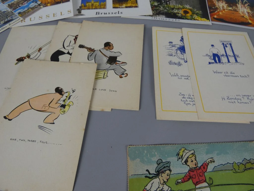 Verzameling diverse ansichtkaarten en prentbriefkaarten - foto 8
