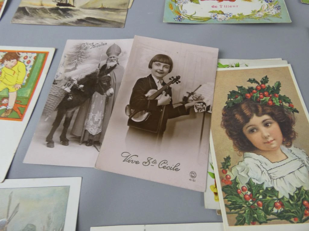 Verzameling diverse ansichtkaarten en prentbriefkaarten - foto 11