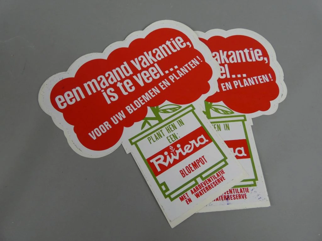 Set vintage reclame- en promotie stickers - foto 9