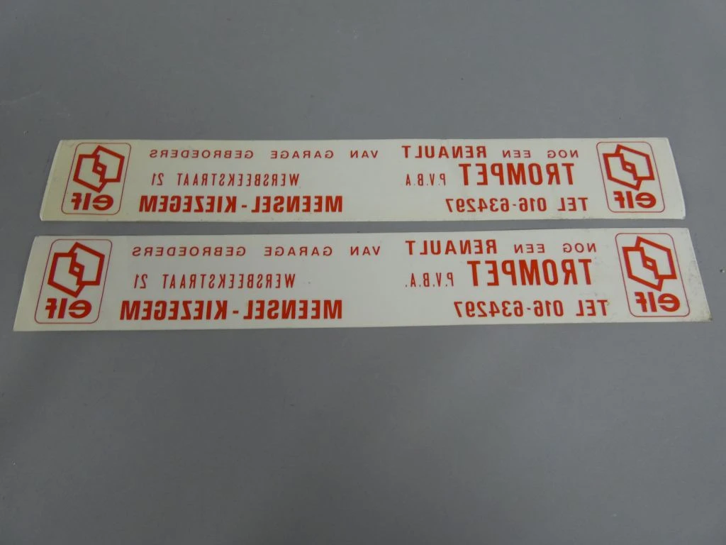 Set vintage reclame- en promotie stickers - foto 12