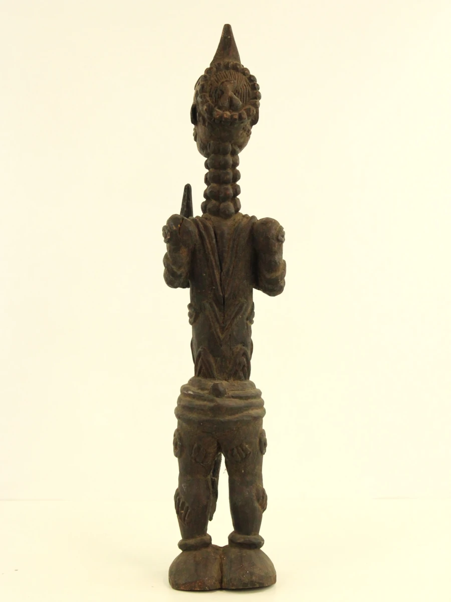 Lulua (Luluwa) stijl beeld met litteken-reliëfs, D R Congo - foto 4