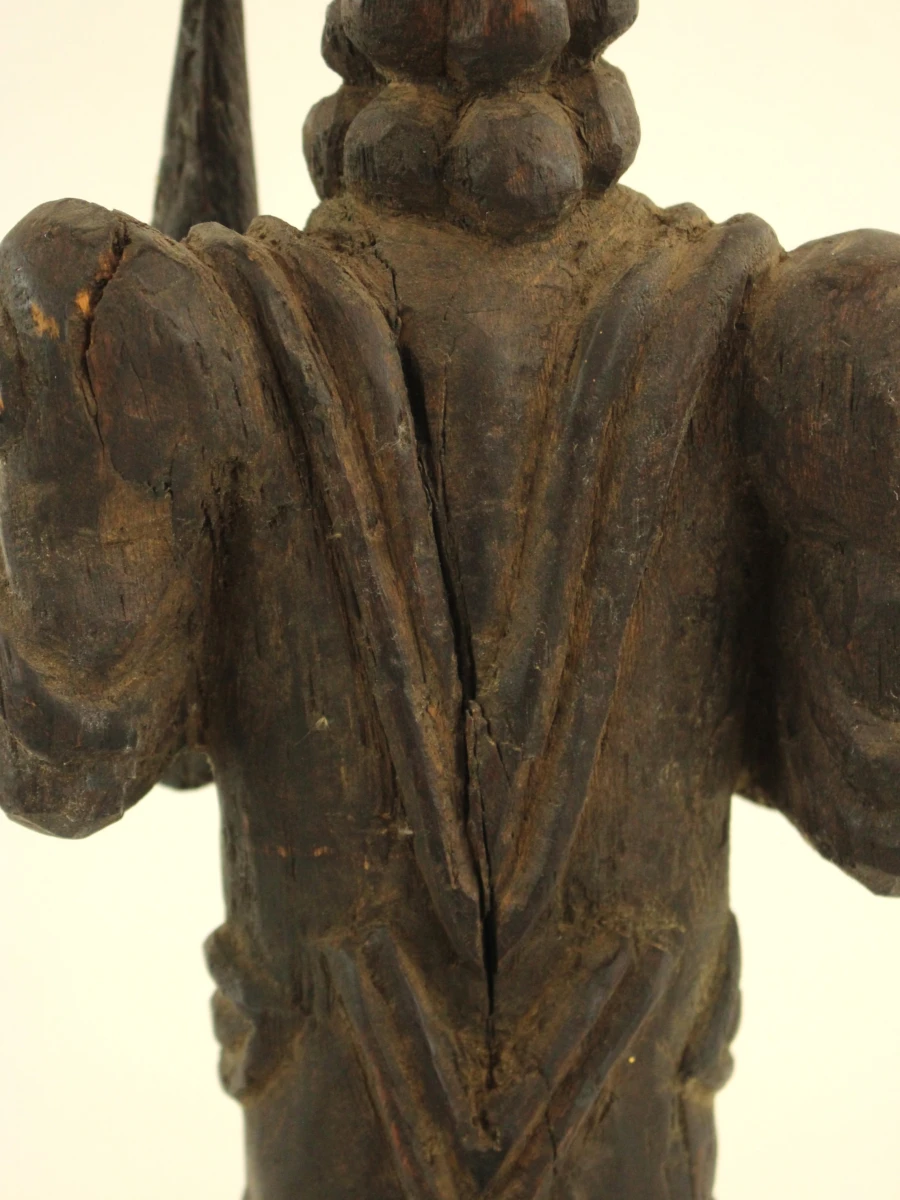 Lulua (Luluwa) stijl beeld met litteken-reliëfs, D R Congo - foto 5