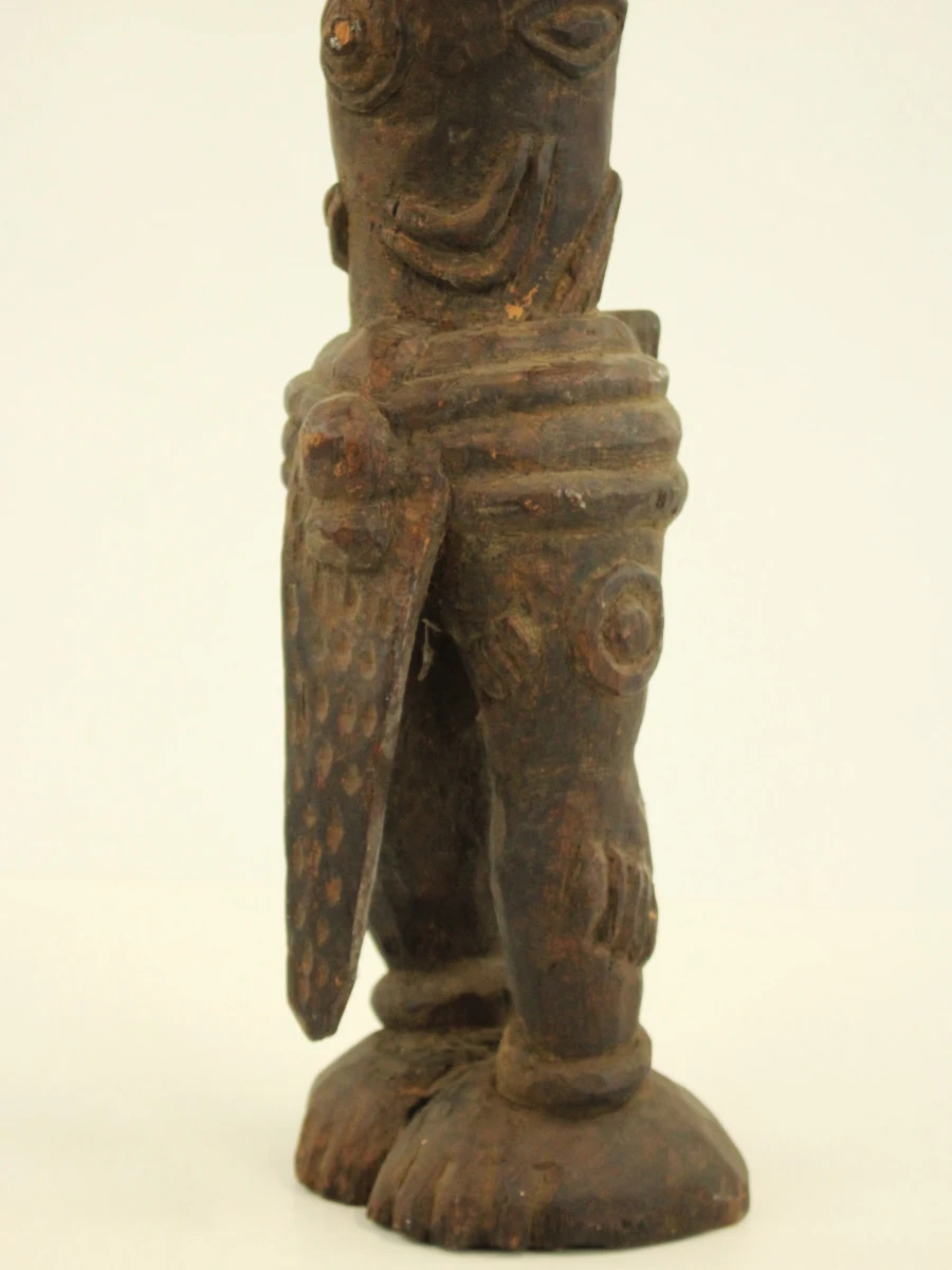 Lulua (Luluwa) stijl beeld met litteken-reliëfs, D R Congo - foto 7