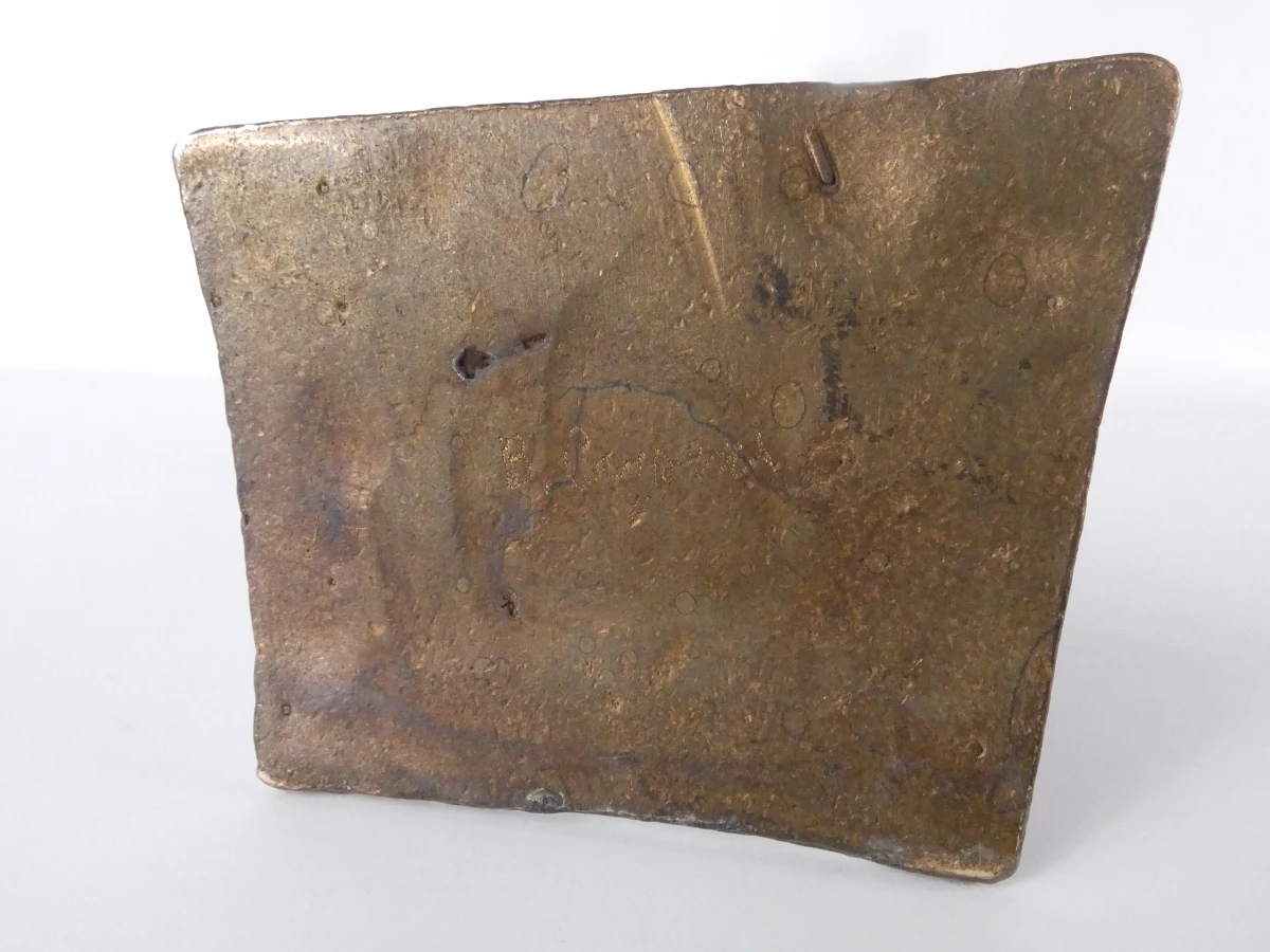 Brutalistische bronzen kandelaar – Boud Ceysens - foto 7