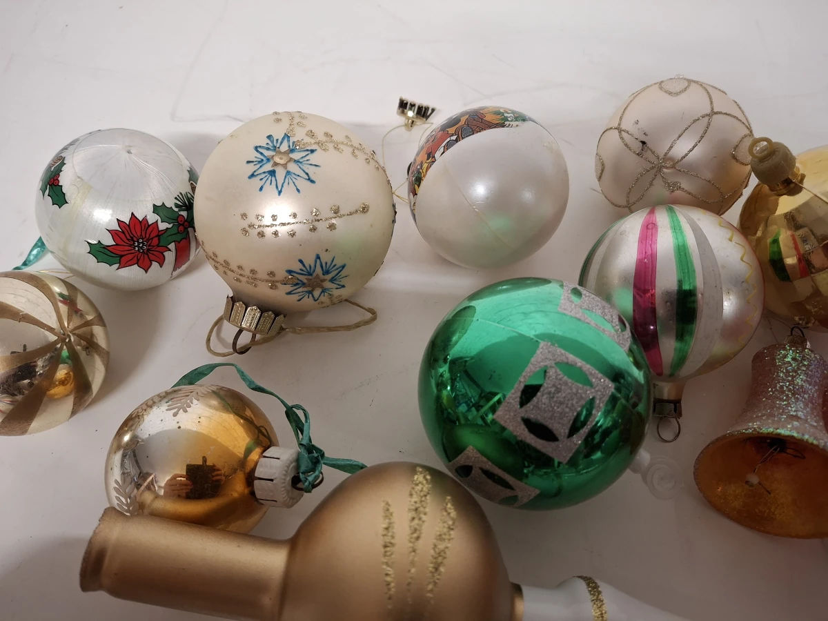 Lot 3 Kerstballen Roze - foto 7