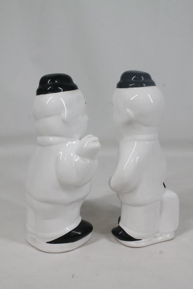 Vintage keramische beeldjes: Laurel en Hardy - foto 2