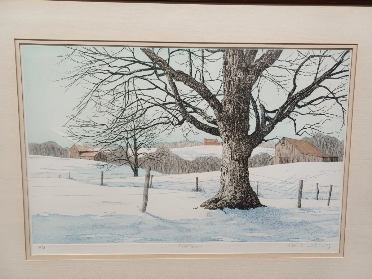 Originele Ets "First Snow" -  Carol Collette - foto 2