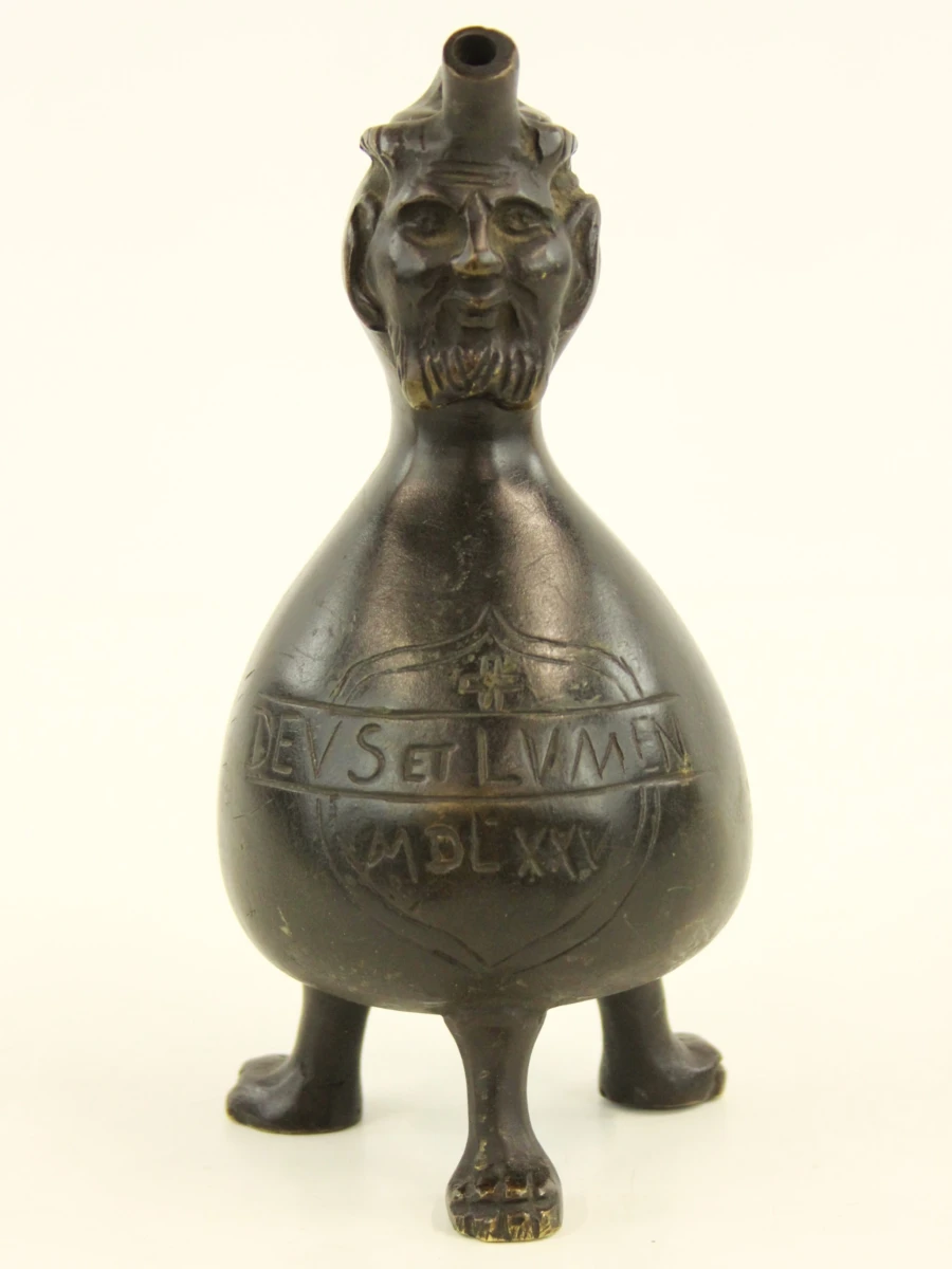 Set van 4 zware bronzen verzamelobjecten – Gotisch & Renaissance stijl - foto 14