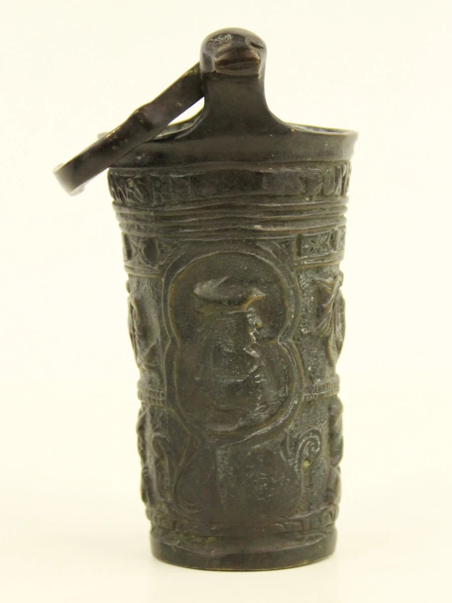 Set van 4 zware bronzen verzamelobjecten – Gotisch & Renaissance stijl - foto 20