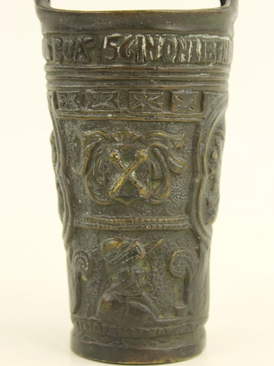 Set van 4 zware bronzen verzamelobjecten – Gotisch & Renaissance stijl - foto 22