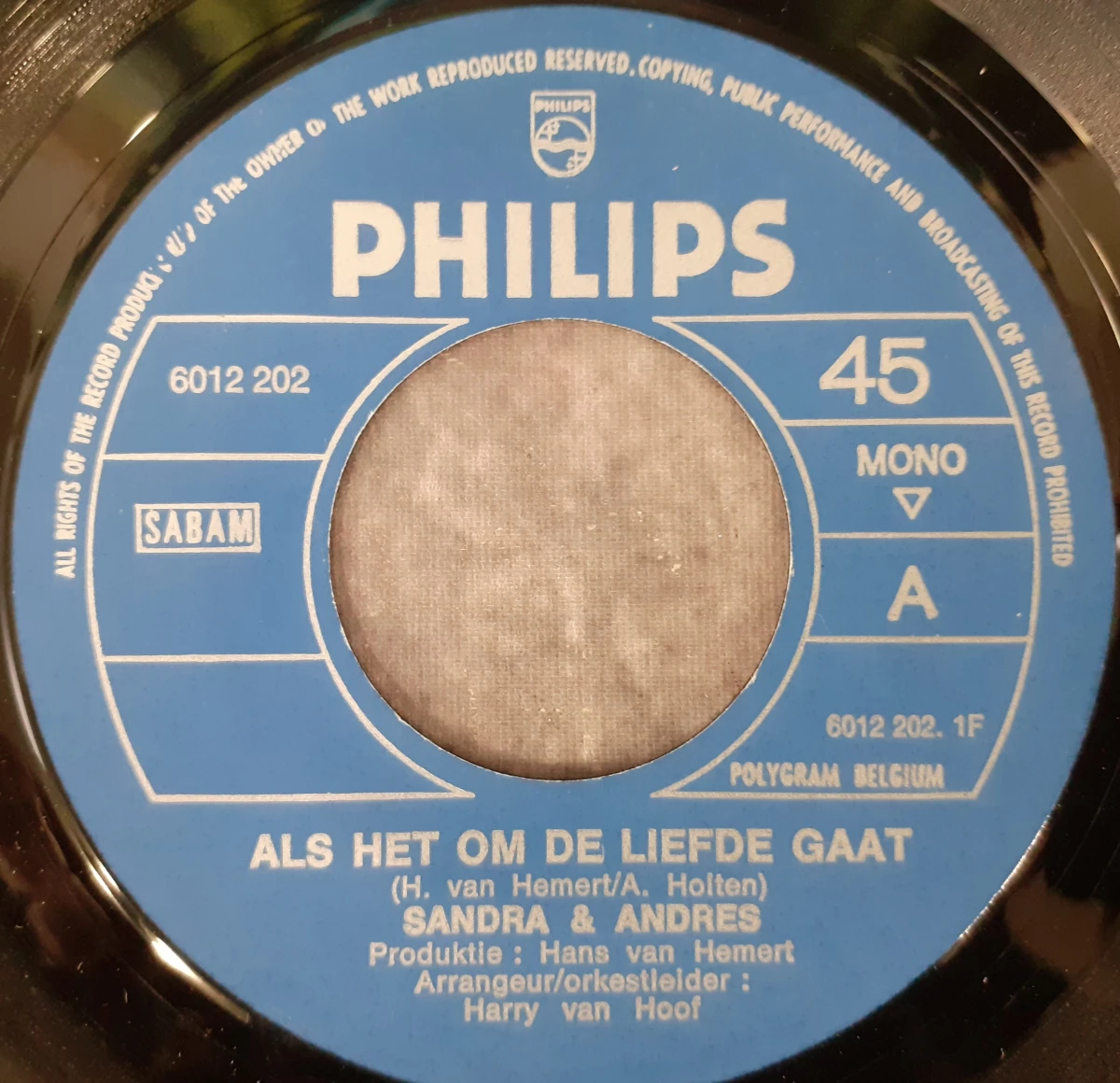 Vinyl: Lot van 13 Eurosong singles (45 rpm) - foto 8