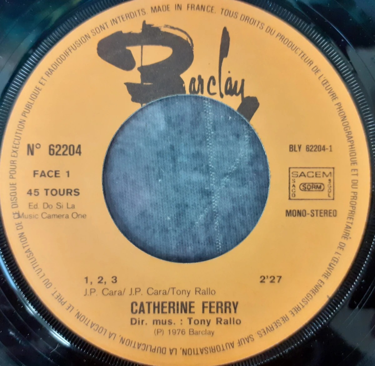 Vinyl: Lot van 13 Eurosong singles (45 rpm) - foto 16