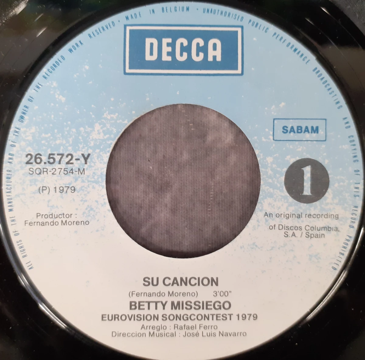 Vinyl: Lot van 13 Eurosong singles (45 rpm) - foto 28
