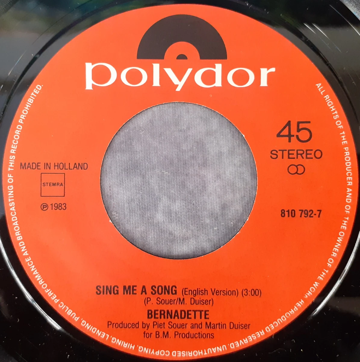 Vinyl: Lot van 13 Eurosong singles (45 rpm) - foto 4