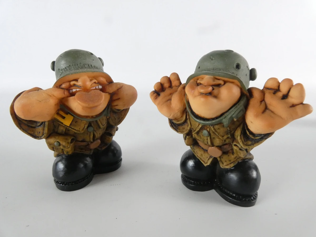 12 Sturmtruppen beeldjes Artefice Ottanta - Italië. - foto 5