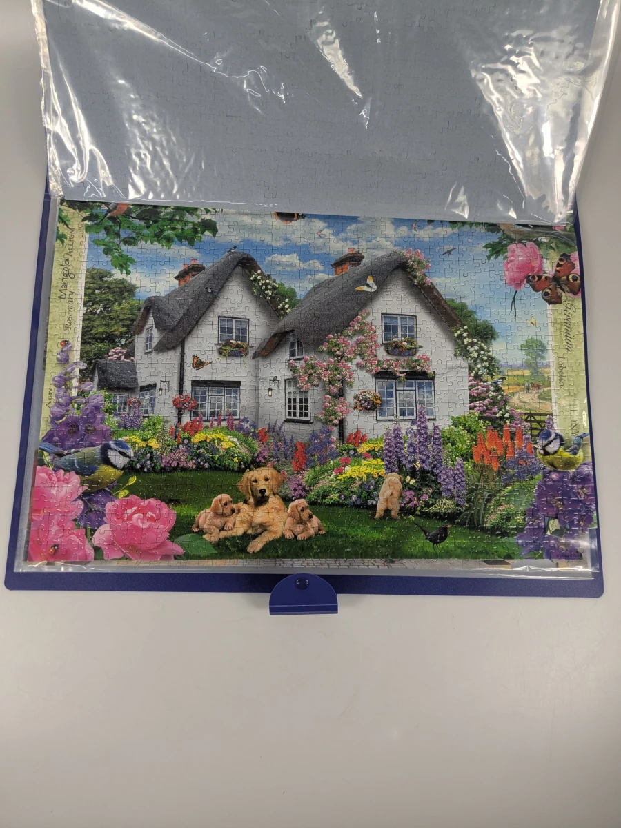 Jigsaw puzzel opbergmap met diverse puzzels - foto 5