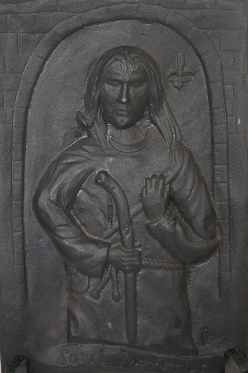 Gietijzeren reliëf: Sanct Ingobertus - foto 4